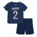 Maillot de foot Paris Saint-Germain Achraf Hakimi #2 Domicile vêtements enfant 2023-24 Manches Courtes (+ pantalon court)